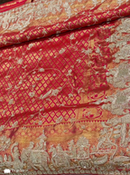 Pink Bridal Zardosi Handwork Kanjivaram Tissue Silk Saree with Wedding Edit