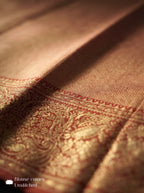 Red Bridal Kanjivaram Tissue Silk Saree with Big Zari Border