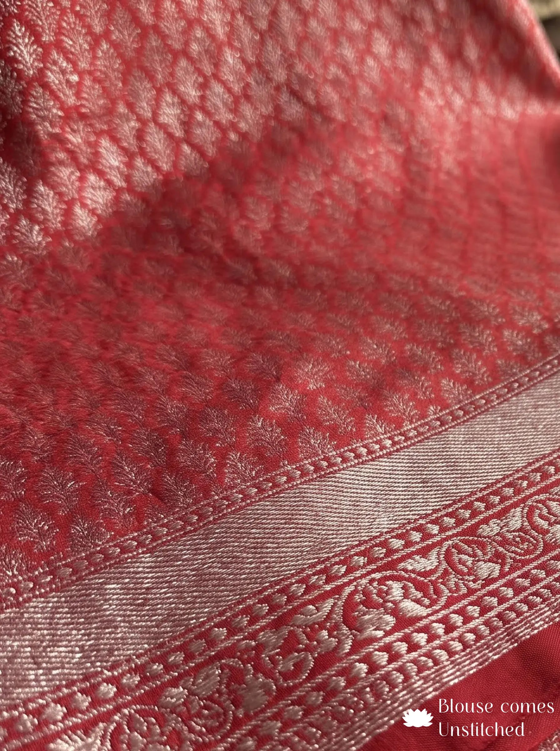 Sabyasachi Red Bridal Banarasi Silk Saree Small Butti Design